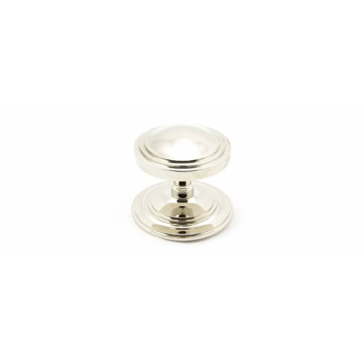 Polished Nickel Art Deco Centre Door Knob