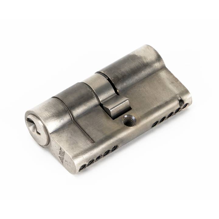 Pewter 30/30 5pin Euro Cylinder