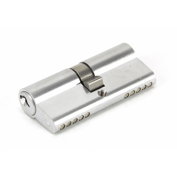 Satin Chrome 35/35 5pin Euro Cylinder KA