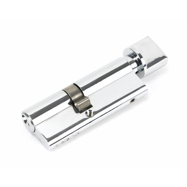 Polished Chrome 35/45T 5pin Euro Cylinder/Thumbturn