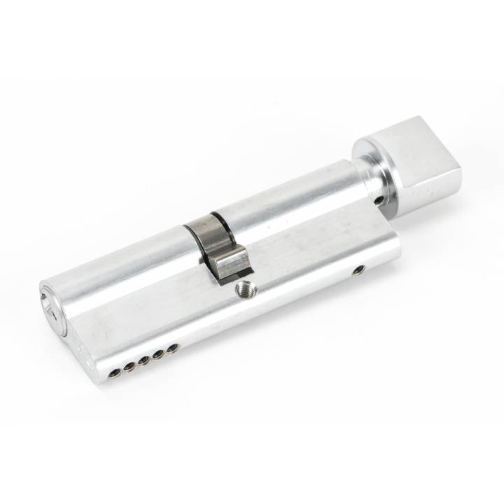 Polished Chrome 45/45 5pin Euro Cylinder/Thumbturn