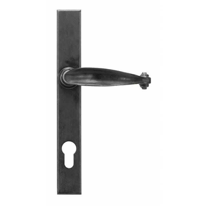 External Beeswax Cottage Slim Lever Espag. Lock Set