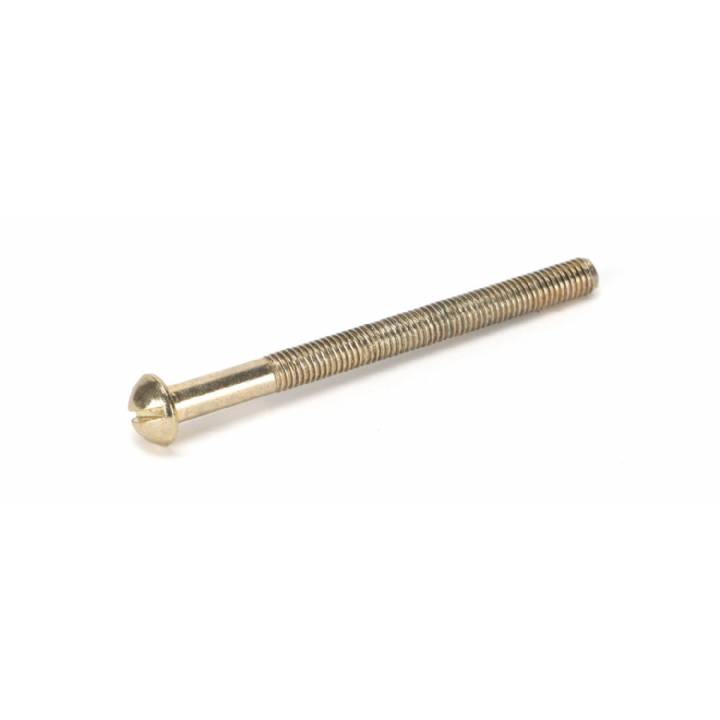 Polished Brass SS M5 x 64mm Male Bolt