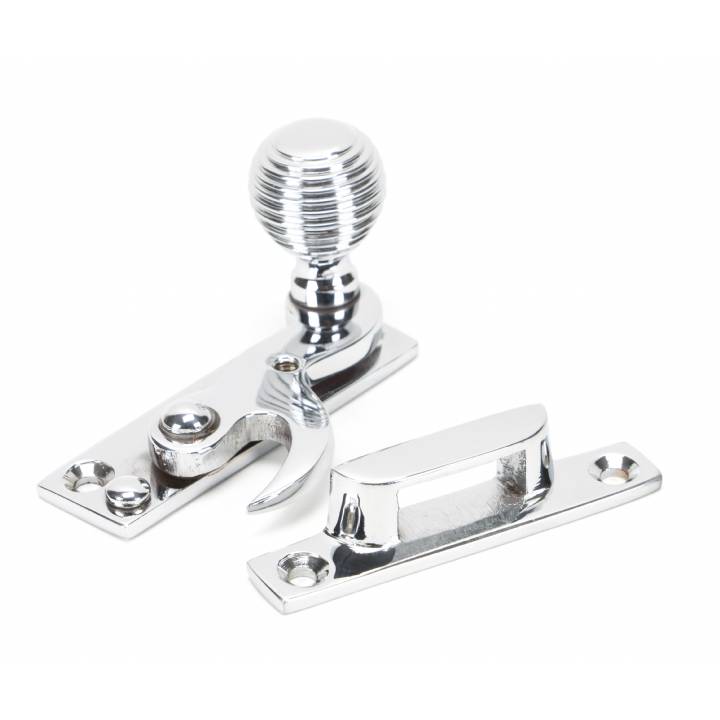 Polished Chrome Beehive Sash Hook Fastener