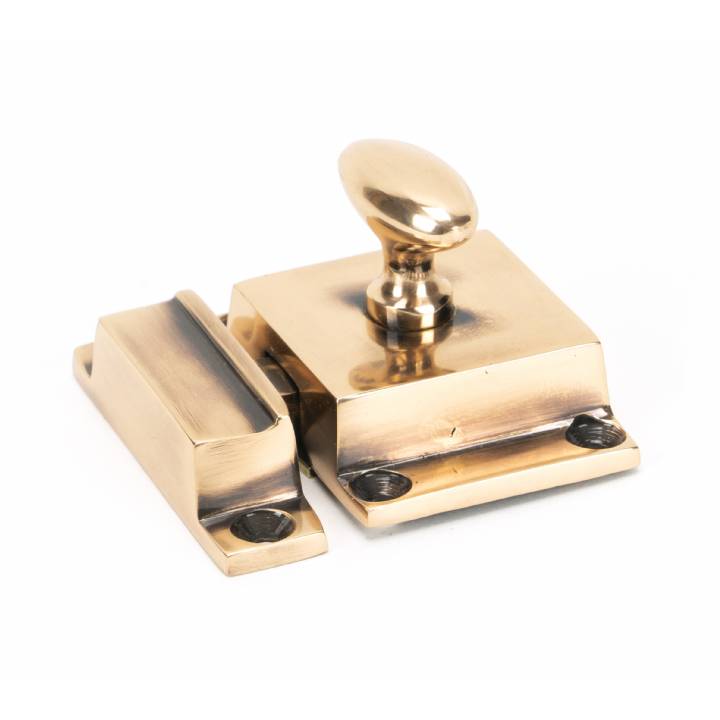 Polished Bronze Cabinet Latch