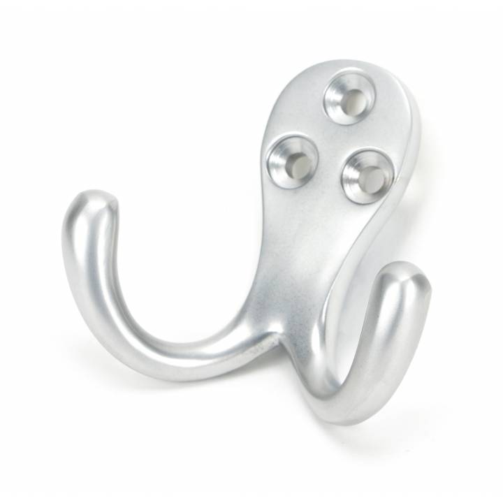 Satin Chrome Celtic Double Robe Hook