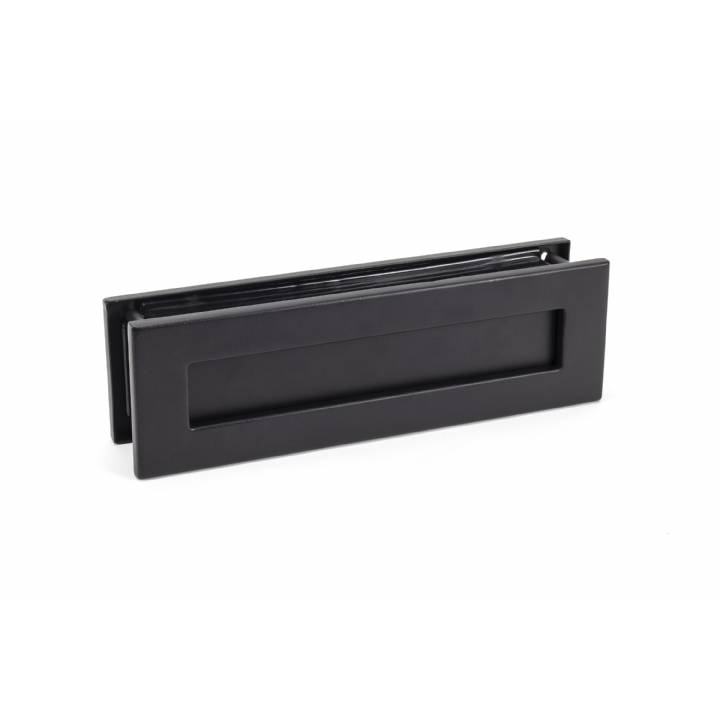 Matt Black Traditional Letterbox