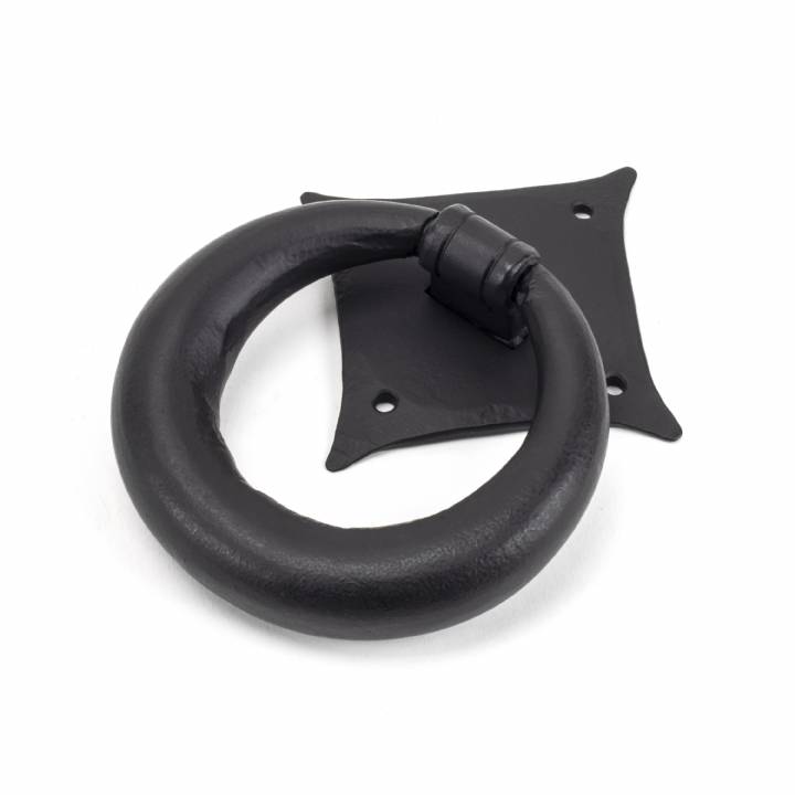 Matt Black Ring Door Knocker