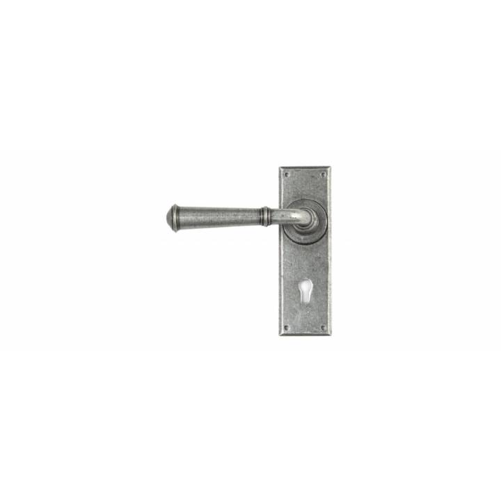 Pewter Regency Lever Lock set