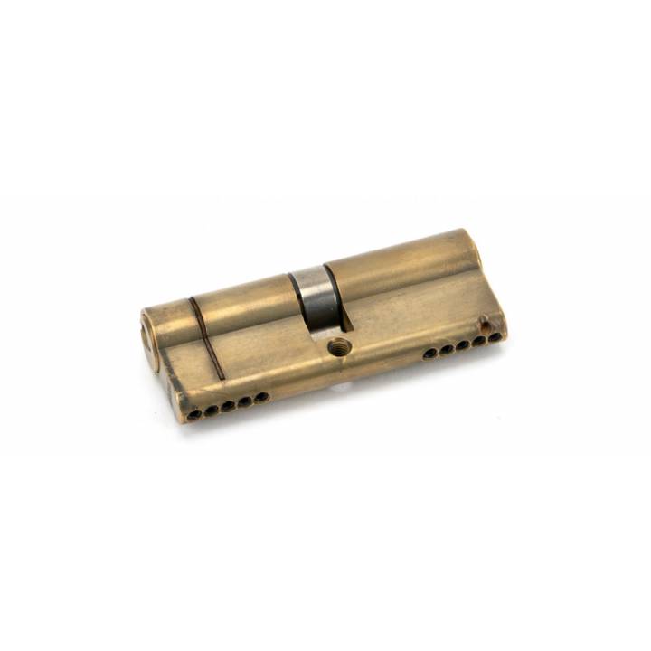 Aged Brass 40/40 5pin Euro Cylinder KA