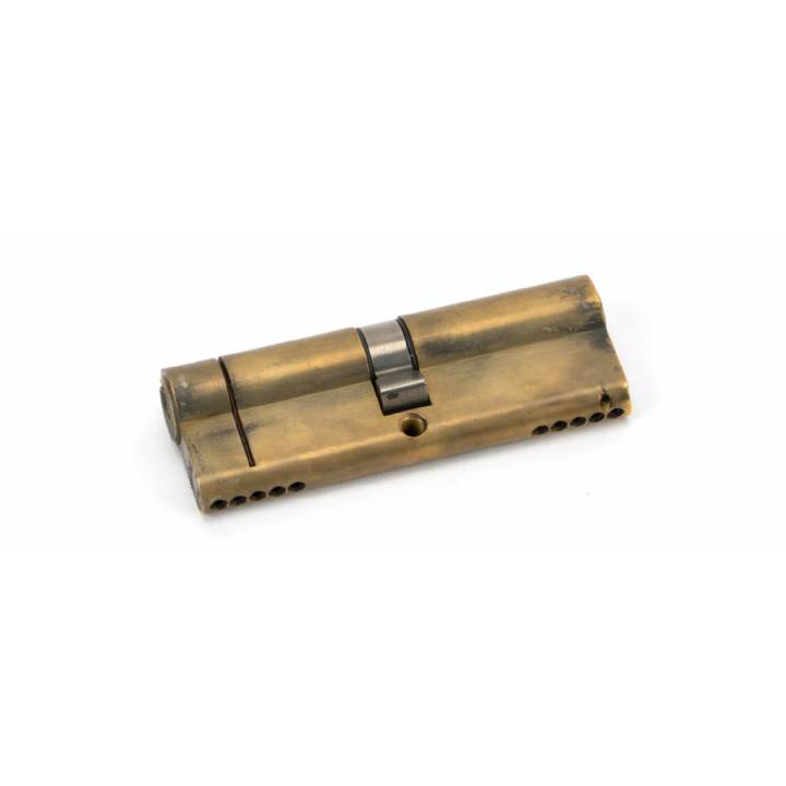 Aged Brass 45/45 5pin Euro Cylinder KA