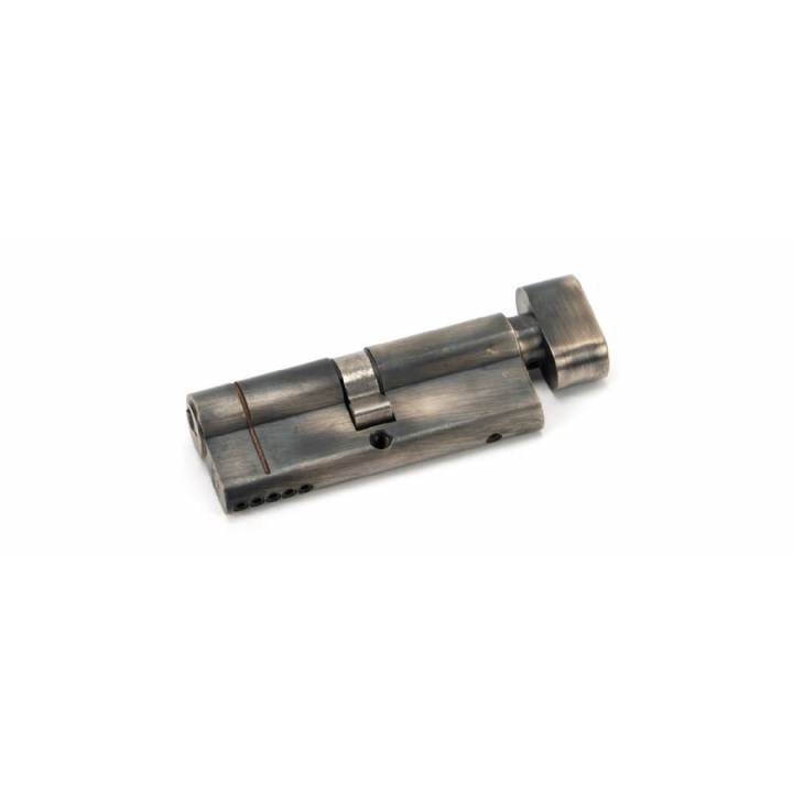 Pewter 40/40 5pin Euro Cylinder/Thumbturn KA