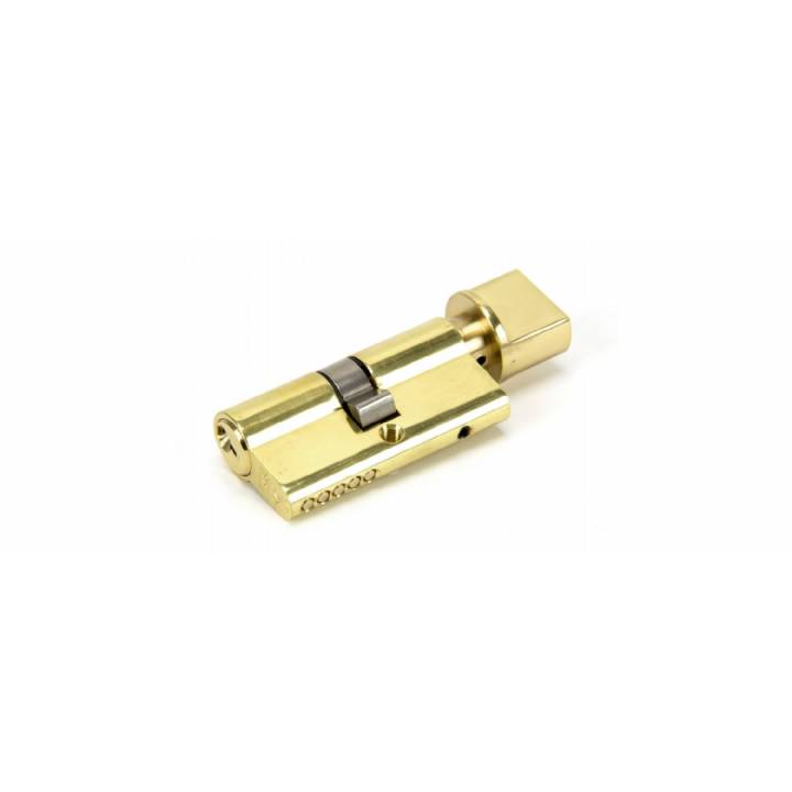 Brass 30/30 5pin Euro Cylinder/Thumbturn KA