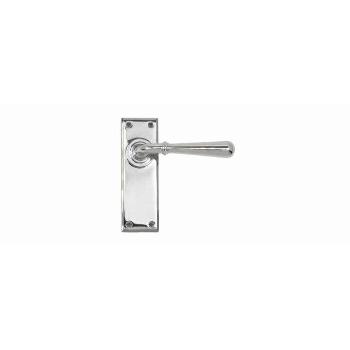 Polished Chrome Newbury Lever Latch Set