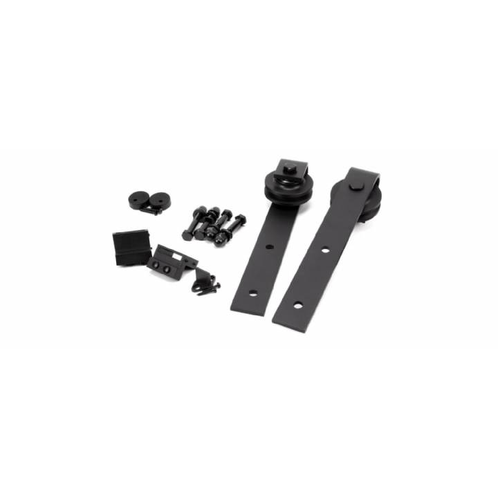 Black Door Hanging Set for Sliding Door Kit