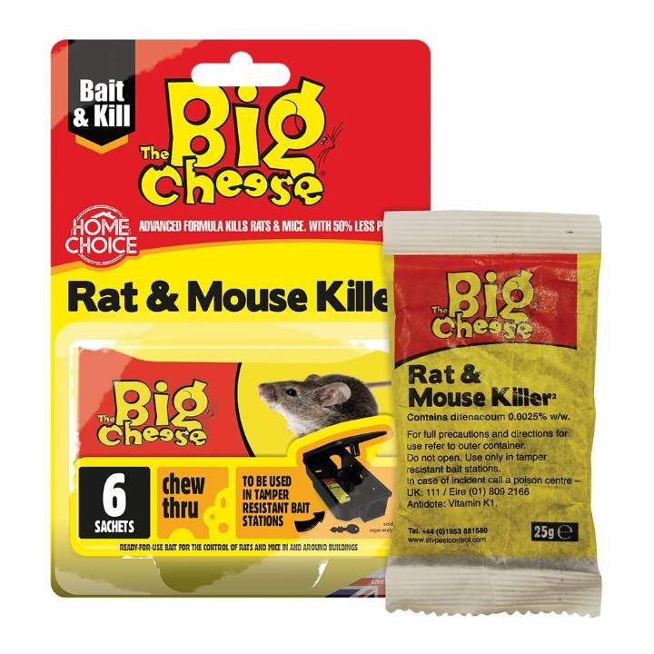 RAT & MOUSE KILLER-GRAIN BAIT 6X25g