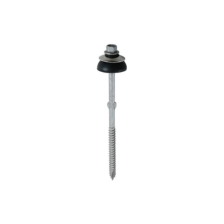 Fibre Cement Board Screws - Hex - For Timber - Exterior - Silver - with BAZ Washer
