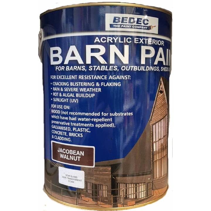 BEDEC BARN PAINT SEMI-GLOSS SEMI-TRANSPARENT