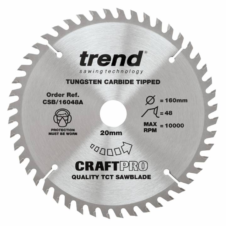 TREND CRAFTPRO BLADE 160 X 20 X 48T