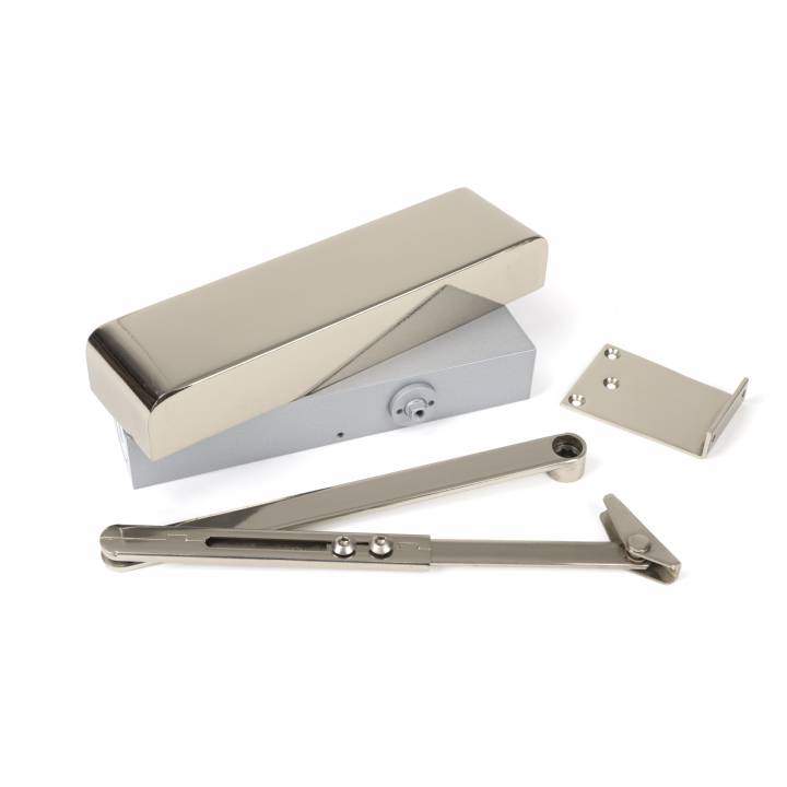 Polished Nickel Size 2-5 Door Closer & Cover