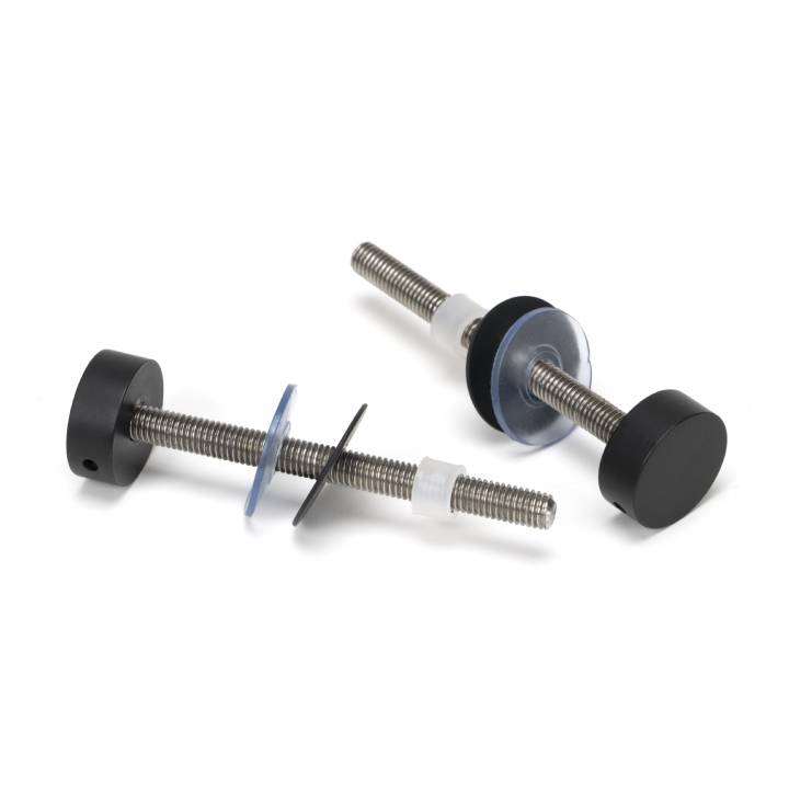 Matt Black SS (304) 100mm Bolt Fixings for T Bar (2)