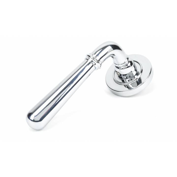 Polished Chrome Newbury Lever on Rose Set (Plain)