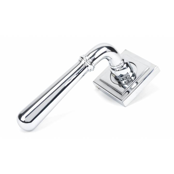 Polished Chrome Newbury Lever on Rose Set (Square)