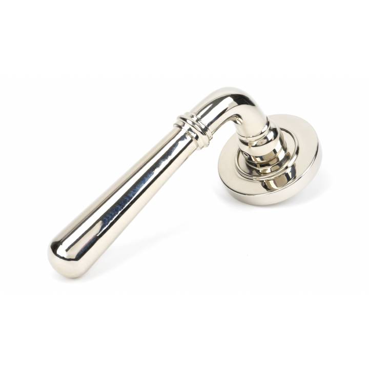 Polished Nickel Newbury Lever on Rose Set (Plain)