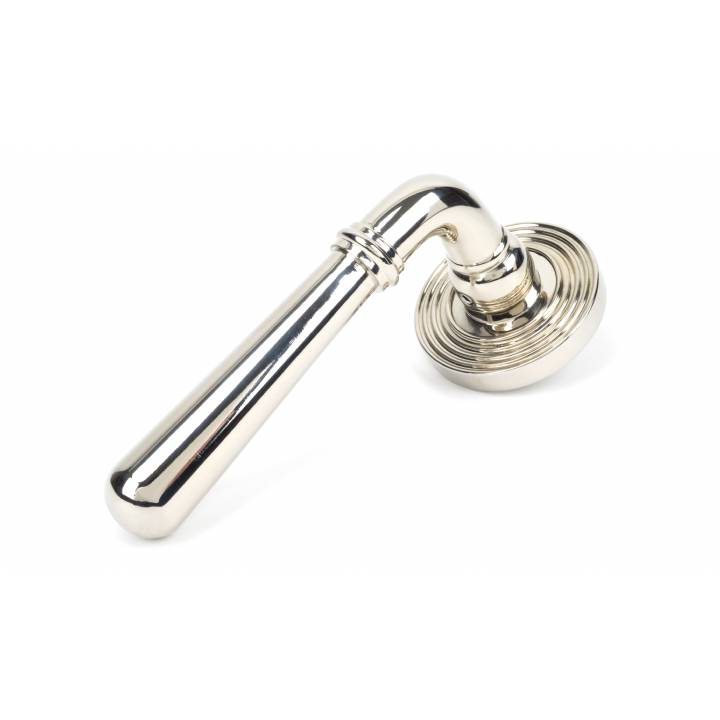 Polished Nickel Newbury Lever on Rose Set (Beehive)