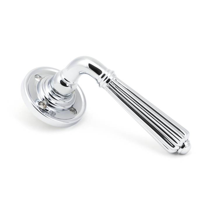 Polished Chrome Hinton Lever on Rose Set - U