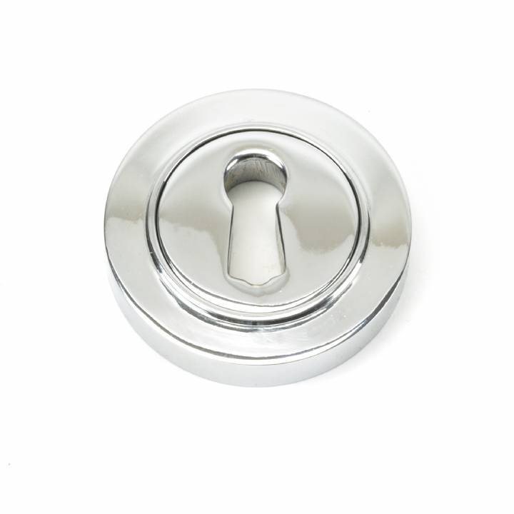 Polished Chrome Round Escutcheon (Plain)