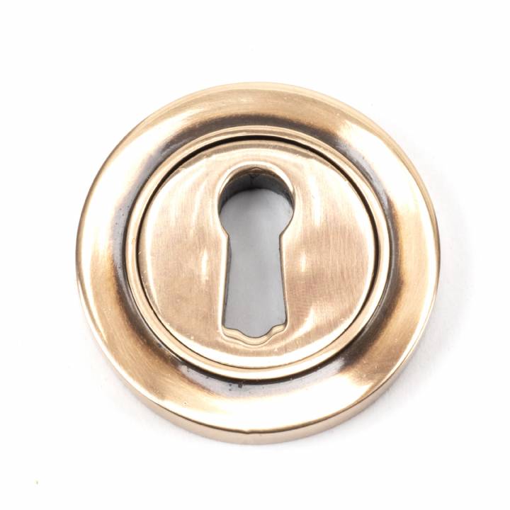 Polished Bronze Round Escutcheon (Plain)