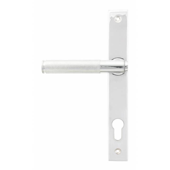 Polished Chrome Brompton Slimline Lever Espag. Lock Set