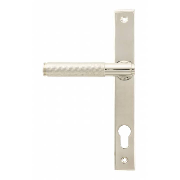 Polished Nickel Brompton Slimline Lever Espag. Lock Set