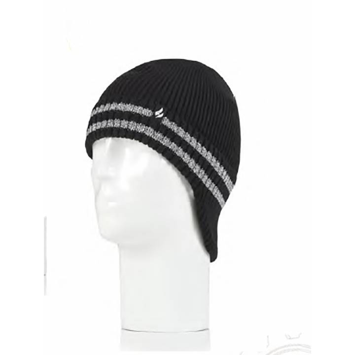 HEAT HOLDERS THERMAL DROP NECK HAT BLACK