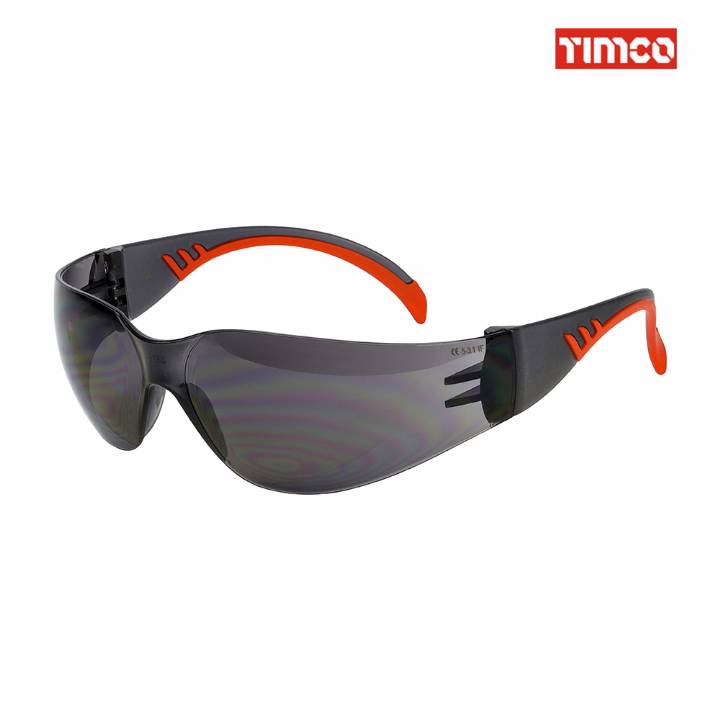 TIMCO COMFORT SAFETY GLASSES - SMOKE