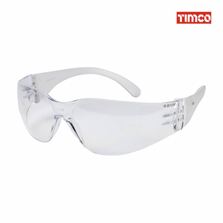 TIMCO STANDARD SAFETY GLASSES - CLEAR