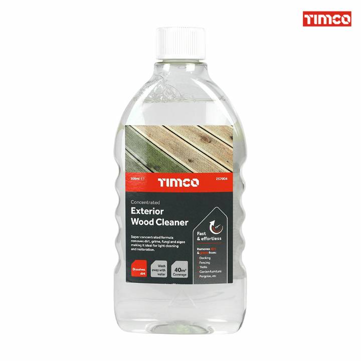TIMCO CONCENTRATED EXT WOOD CLEANER 0.5L