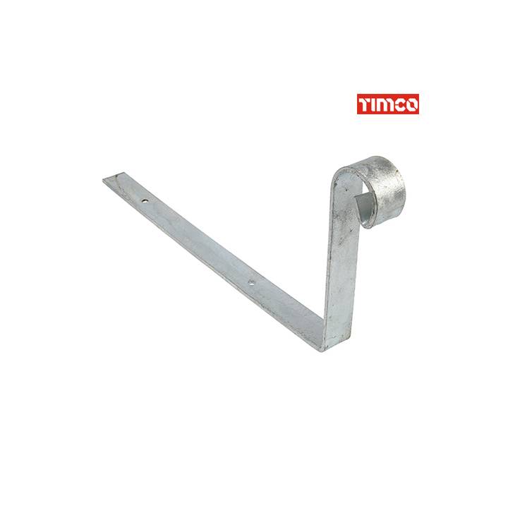 TIMCO HIP IRON GALVANISED 300 X 3MM PK1