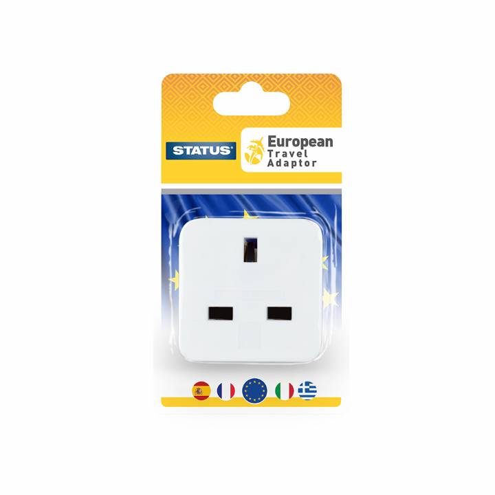 STATUS EURO TRAVEL ADAPTOR