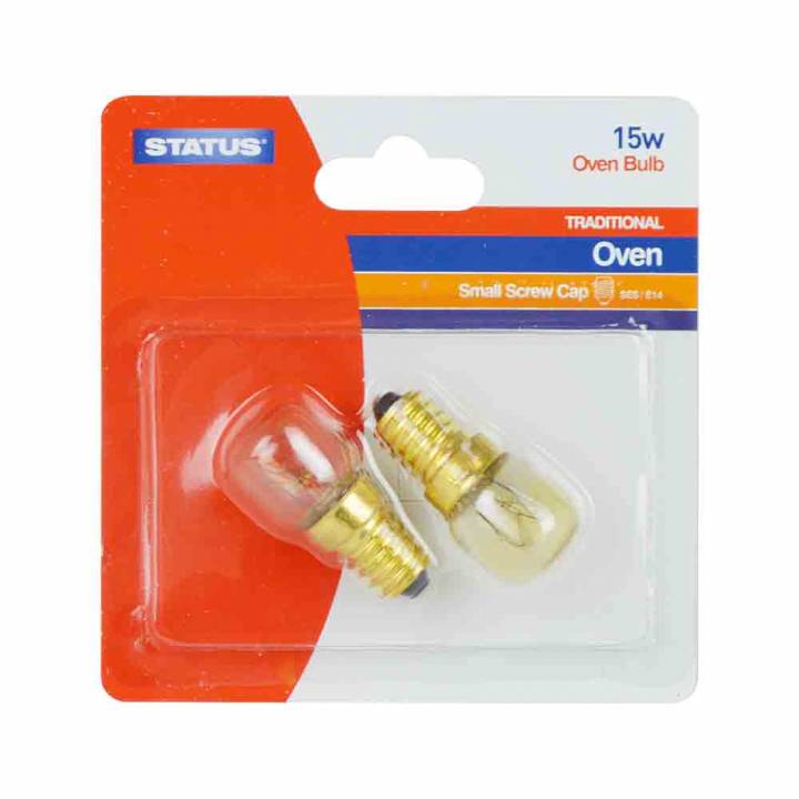 15W SES OVEN BULB PK.2