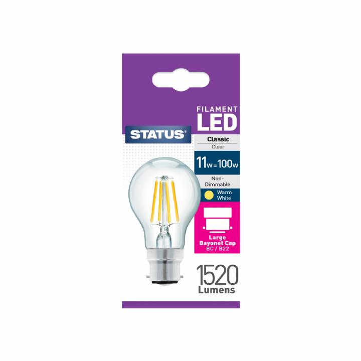 STATUS LED 11W WARM WHITE LED FILAMENT