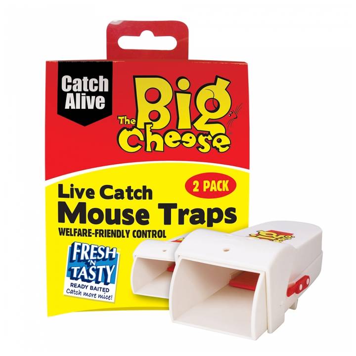 LIVE CATCH MOUSE TRAPS-TWINPACK