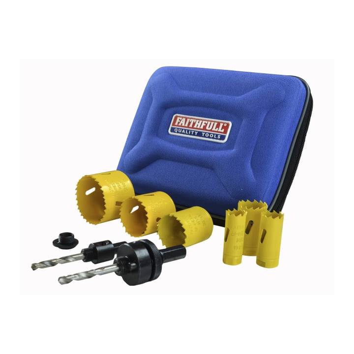 FAITHFULL PLUMBERS HOLESAW SET