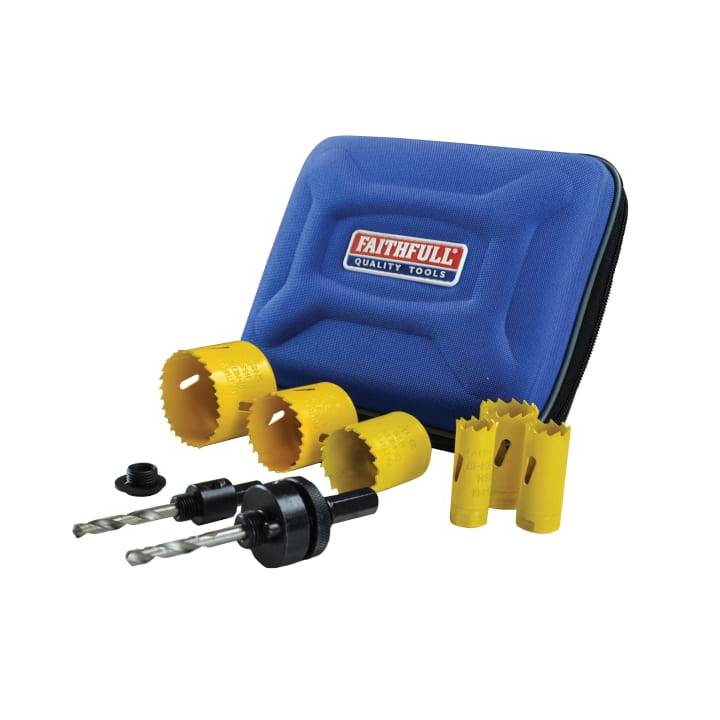 FAITHFULL ELECTRICIANS HOLESAW SET