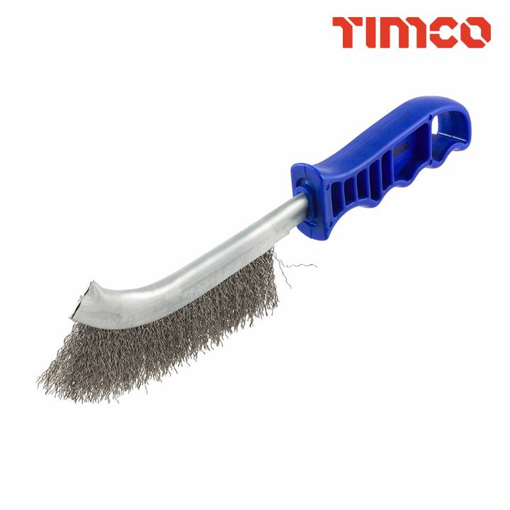 TIMCO WIRE HAND BRUSH STAINLESS STEEL 255mm