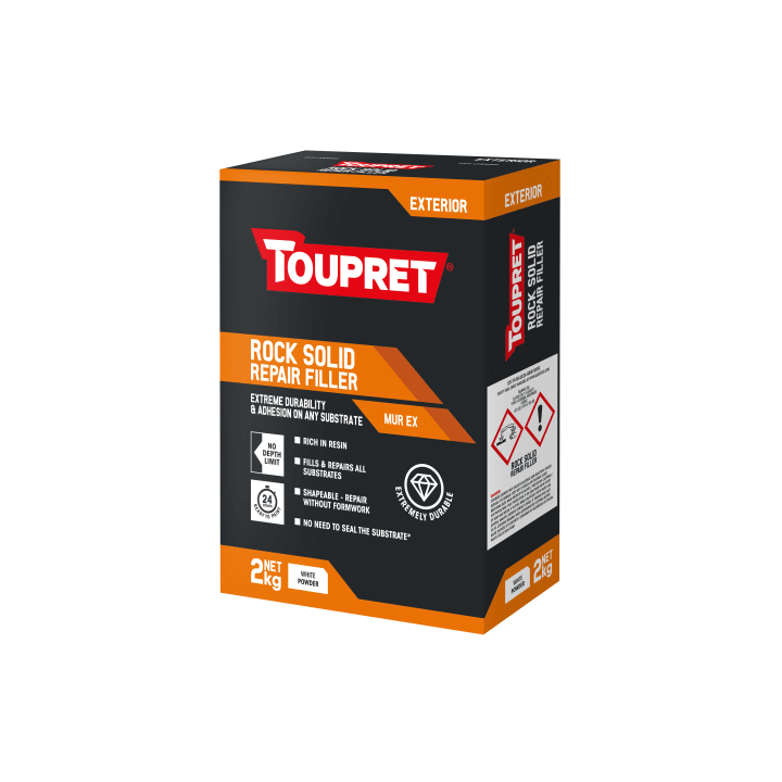 TOUPRET EXTERIOR ROCK SOLID FILLER 2KG