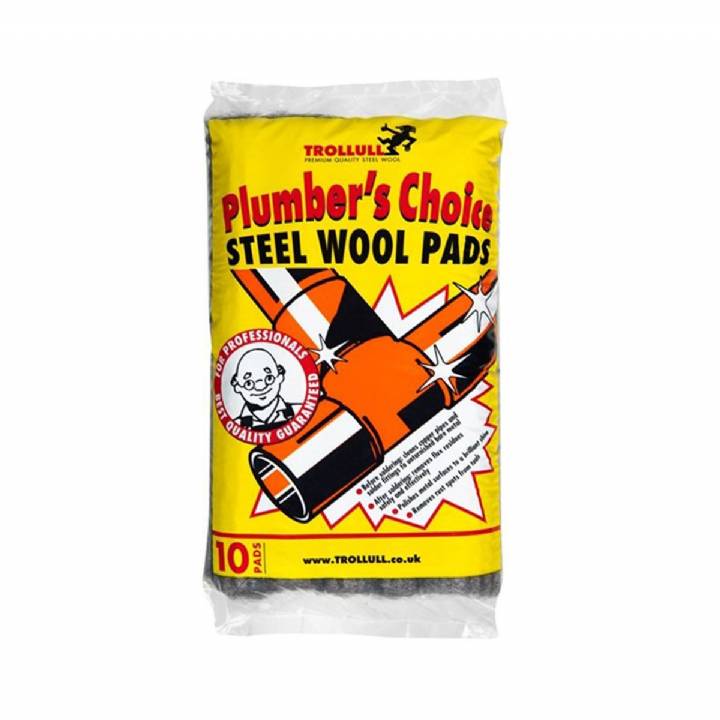 TROLLULL PLUMBERS CHOICE STEEL WOOL (10)