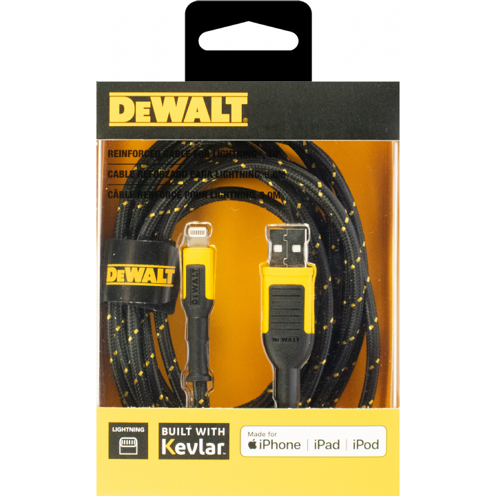 DEWALT LIGHTNING TO USB CABLE 10FT