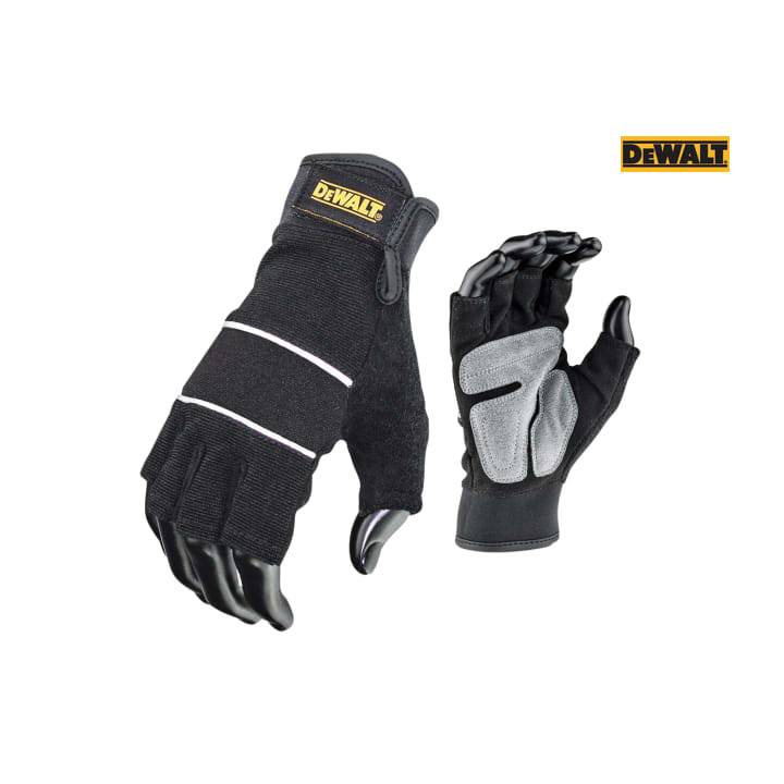 DEWALT FINGERLESS GLOVES LARGE